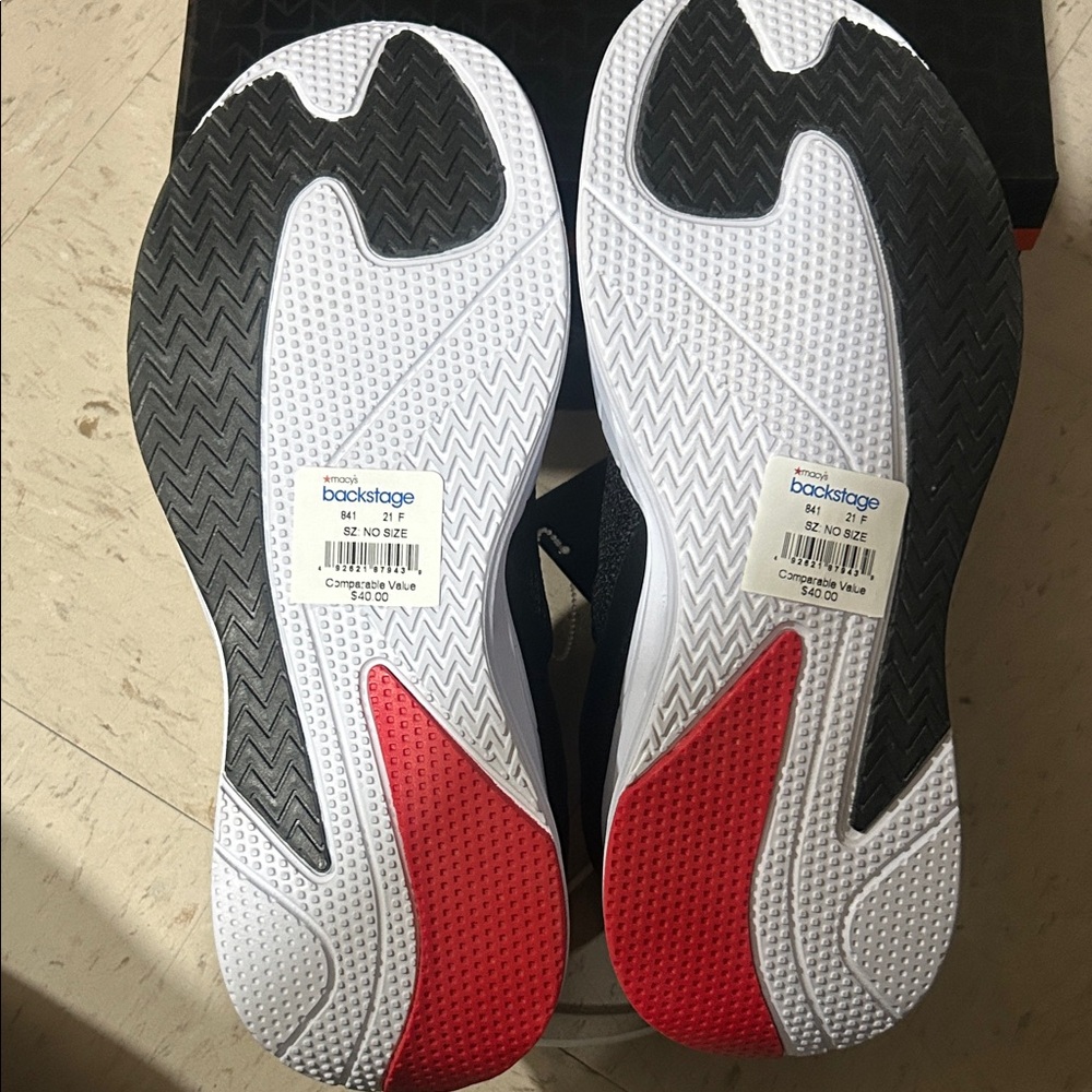 Brand New: RBX Black and Red Running Sneakers - Picture 5 of 7